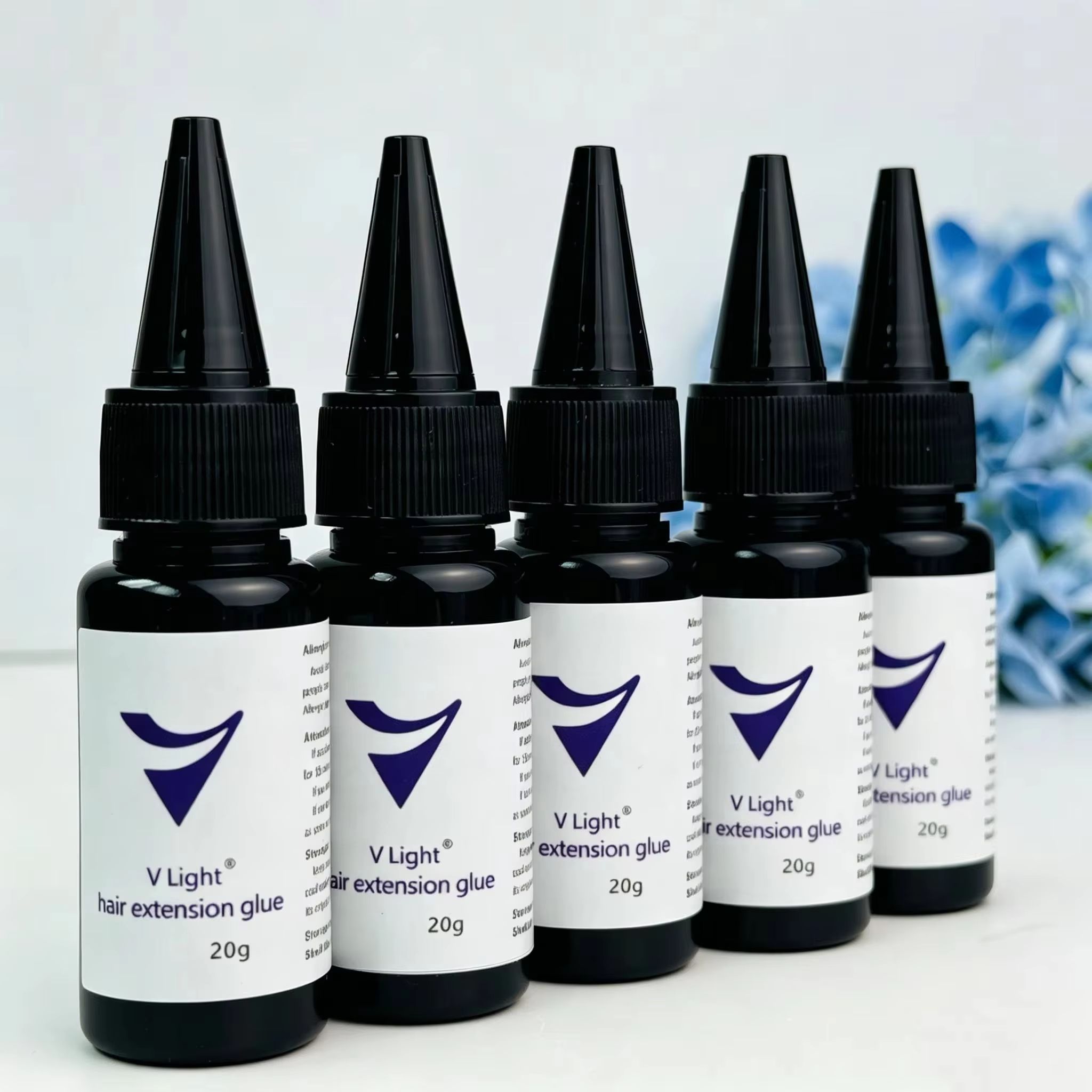 Liquid Uv Glue Kit - طقم غراء تمديد الشعر بالأشعة فوق